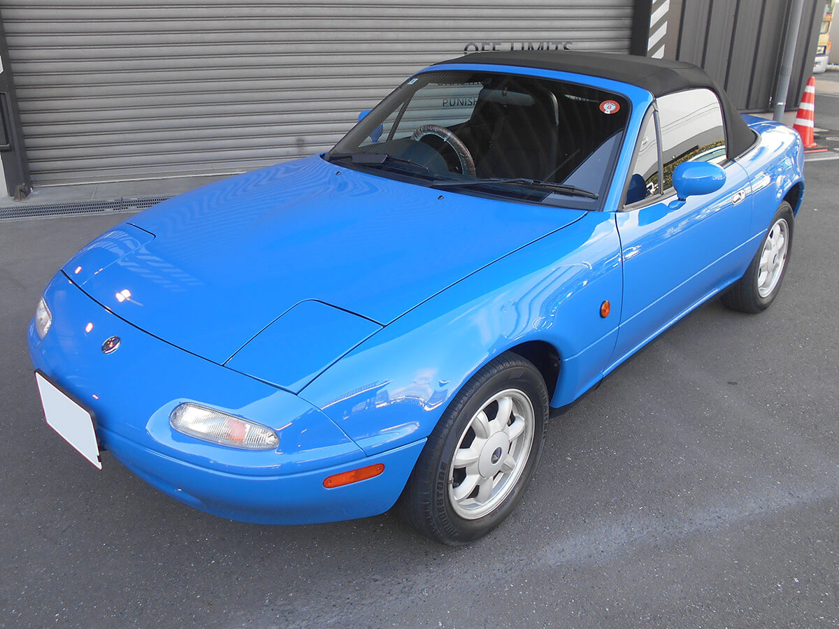 「ユーノスロードスター」オールペン+ラストロックシステム・サビキラー施工&各マウント交換&マフラー交換