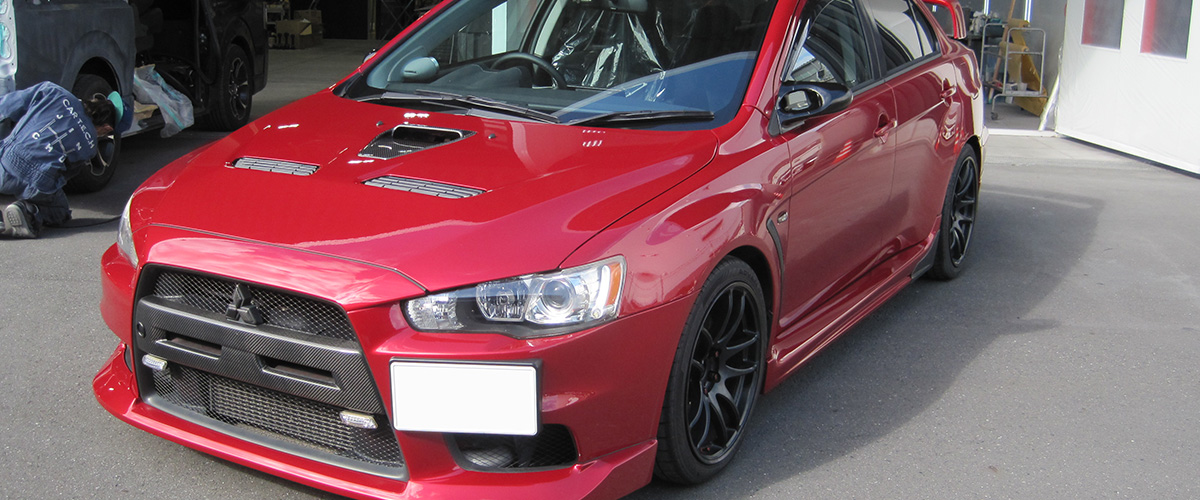 「ランサーエボリューション」オールペン施工