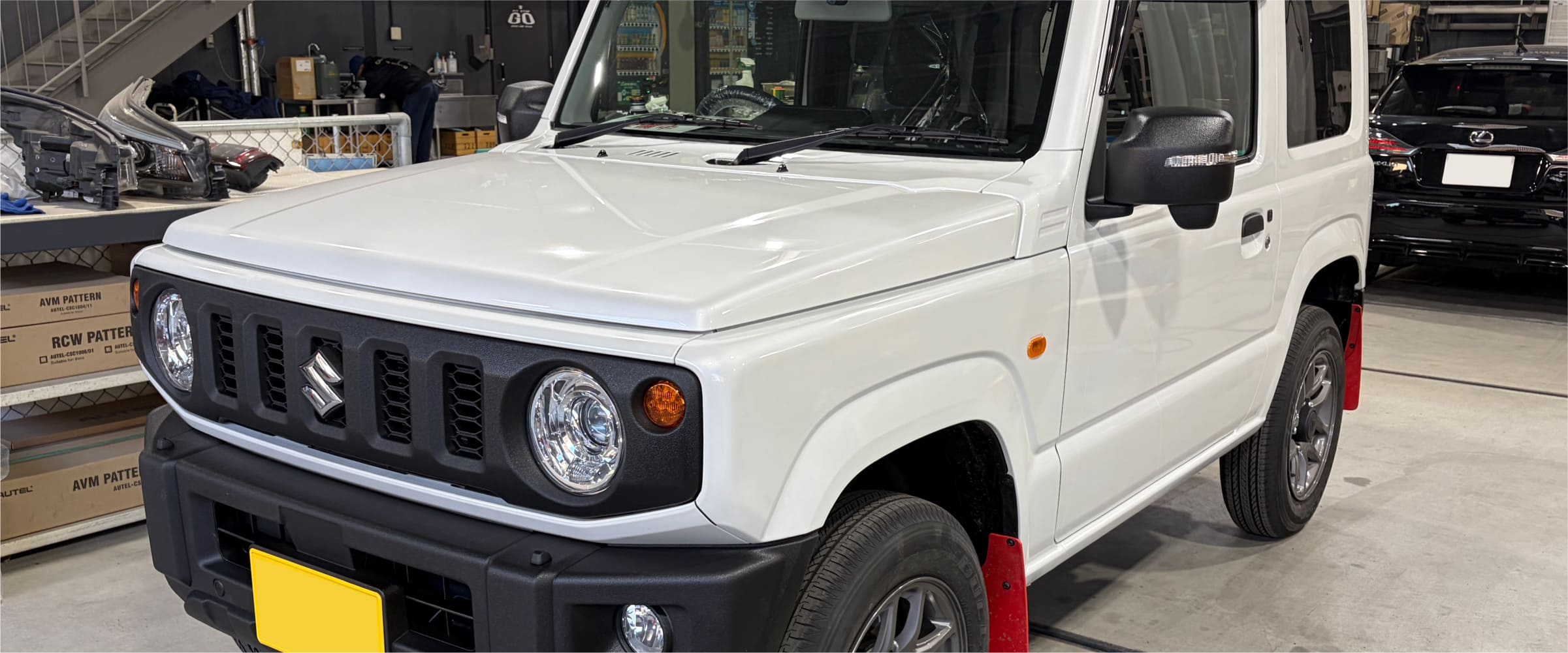 スズキ・ジムニー(JB64W)「下廻り防錆塗装&チッピング塗装」施工